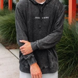 “JESUS IS KING” unisex hoodie WORK ONCE!